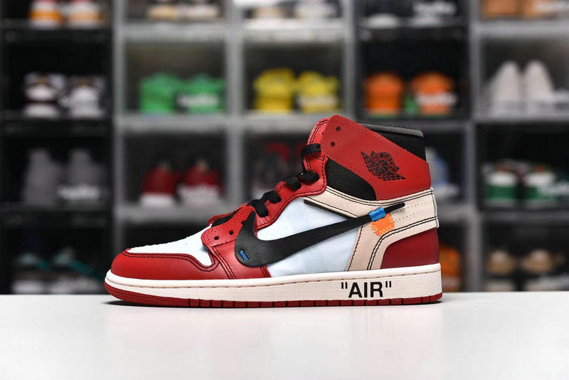 Nike Air Jordan 1 High x Off White Red