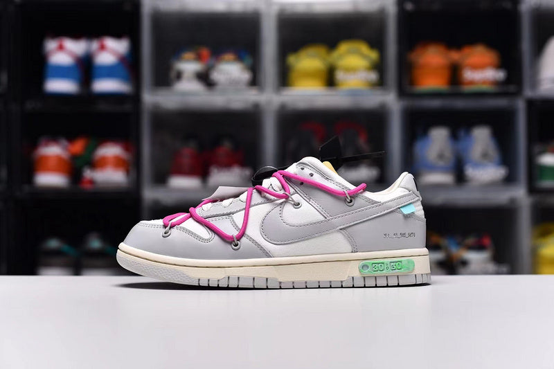 Nike Dunk Low & OW The 50 Pink