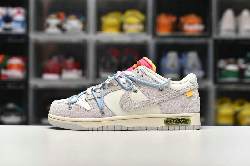 Nike Dunk Low & OW The 50 Blue
