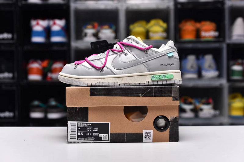 Nike Dunk Low & OW The 50 Pink